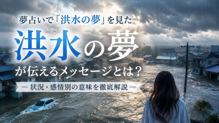 【夢占い】洪水の夢の意味とは？シチュエーション別の暗示と対処法を徹底解説