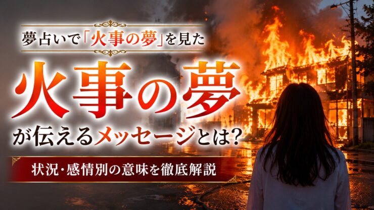 【夢占い】火事の夢の意味とは？シチュエーション別の暗示と対処法を徹底解説